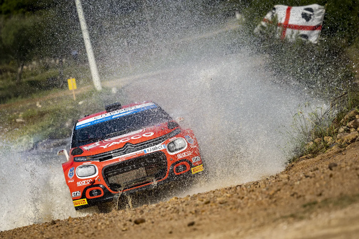 Citröen C3 Rally2-auto. Foto on illustratiivne.