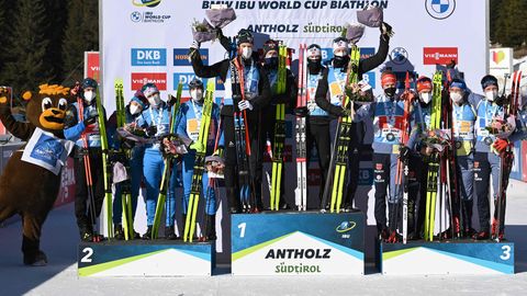 Этап КМ по биатлону: мужскую эстафету выиграла Норвегия, Эстония – 13-я
