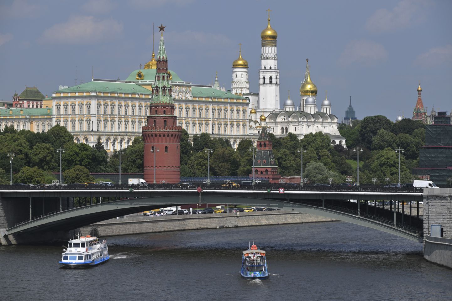 Vaade Kremlile Moskvas.