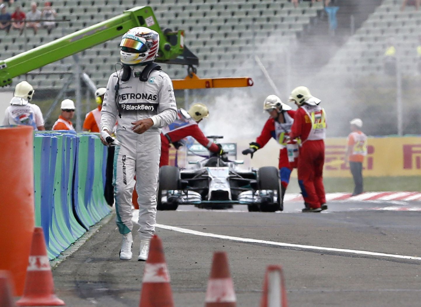 Mercedese sõitja Lewis Hamilton.