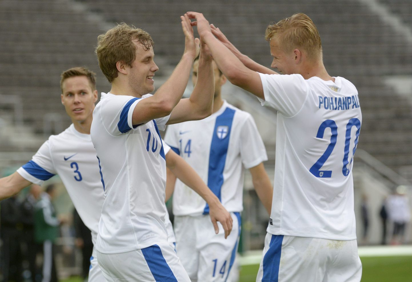 Soome jalgpallikoondise mängijad.