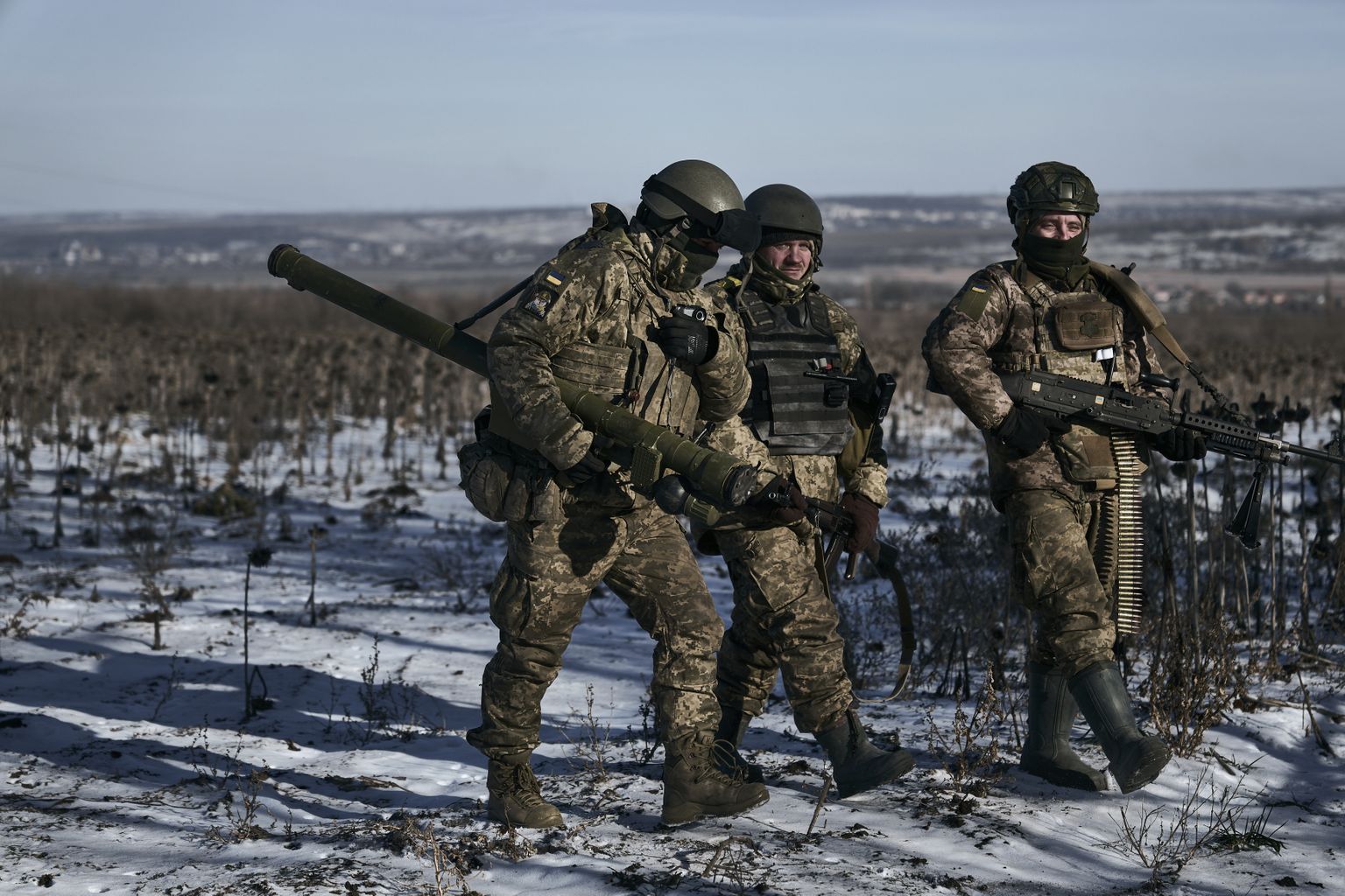 Ukrainas karavīri Soledarā. Ilustratīvs attēls.