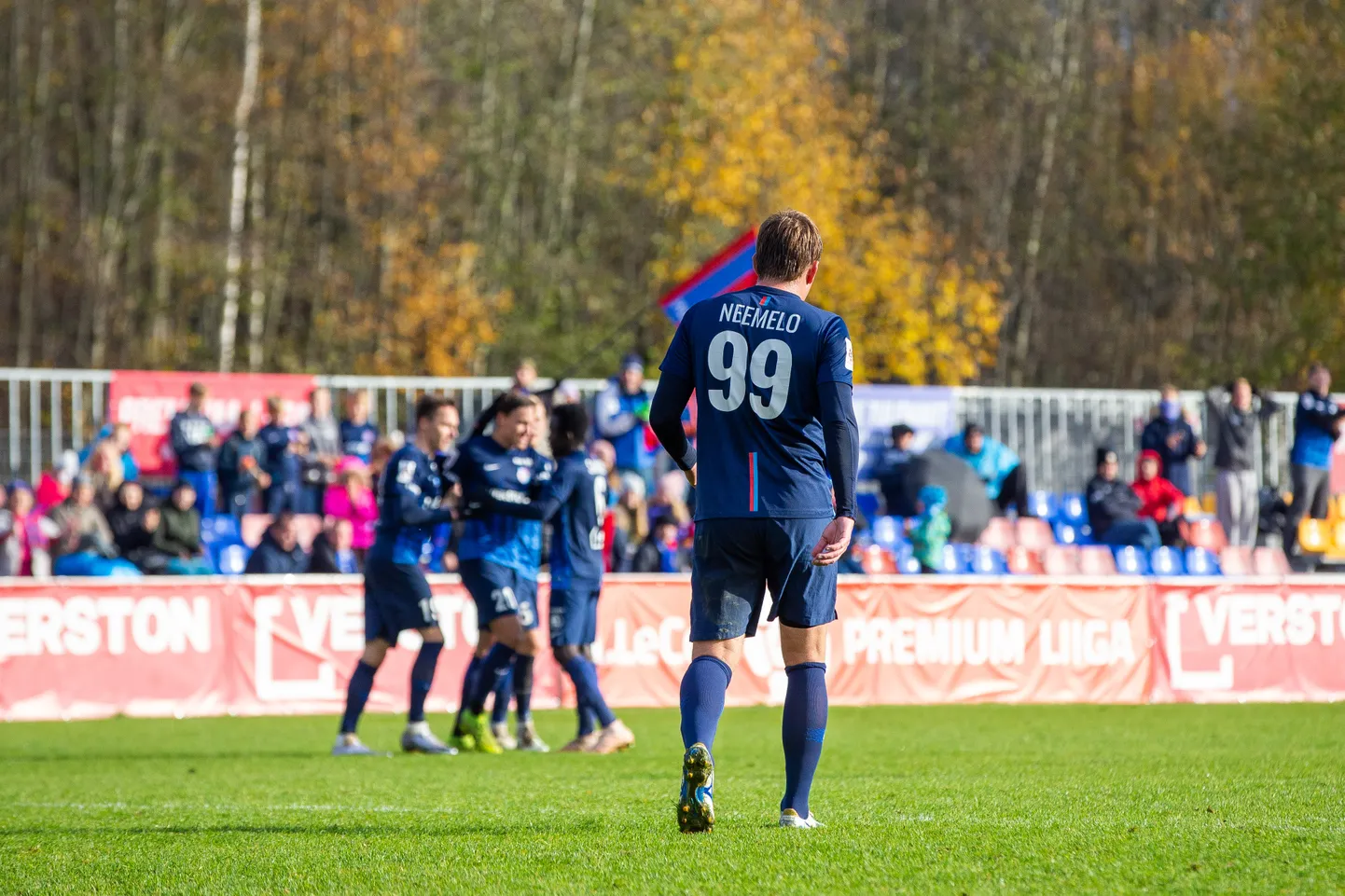 Preemium liiga. Paide linnameeskond - JK Tallinna Kalev 2:1(0:0). Pildil Tarmo Neemelo.
Foto: Dmitri Kotjuh/ Järva Teataja