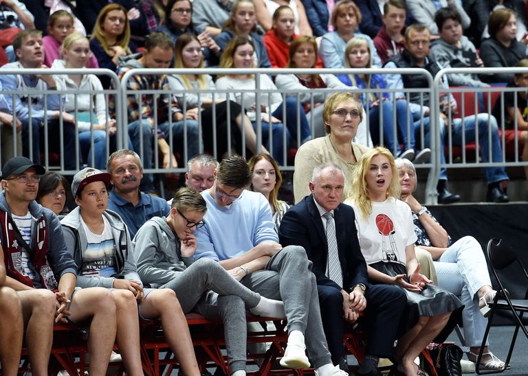 Ульяна Семенова в "Арена Рига" на проверочном матче Латвия - Россия, 25.06.2018