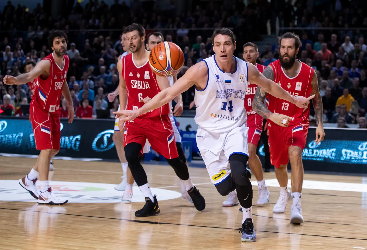 Kristjan Kangur esiplaanil andis aasta tagasi olulise panuse võitu Serbia üle.
