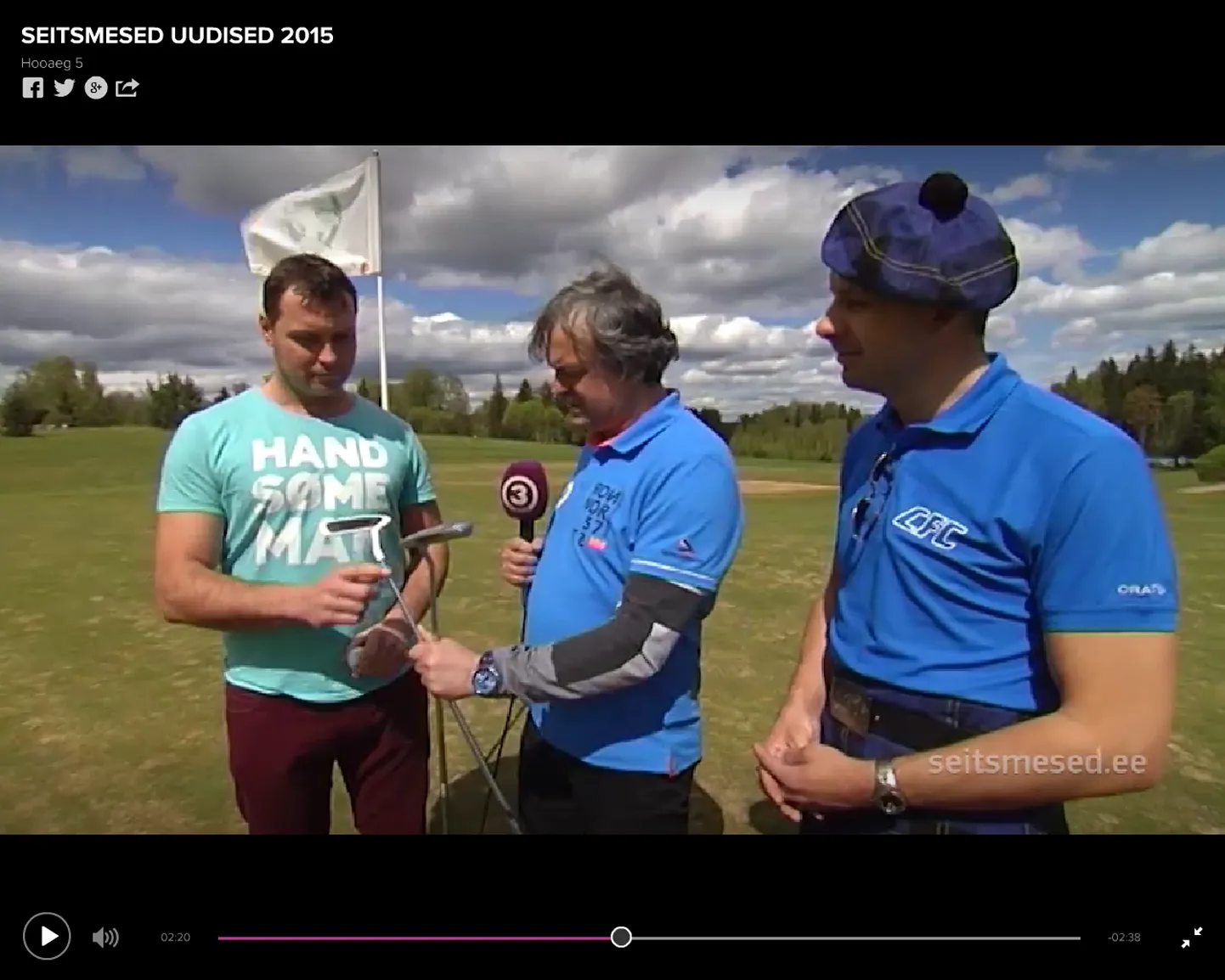 Otepää golfiradadel võistlevad omavahel Veikko Täär ja Jaak Mae
