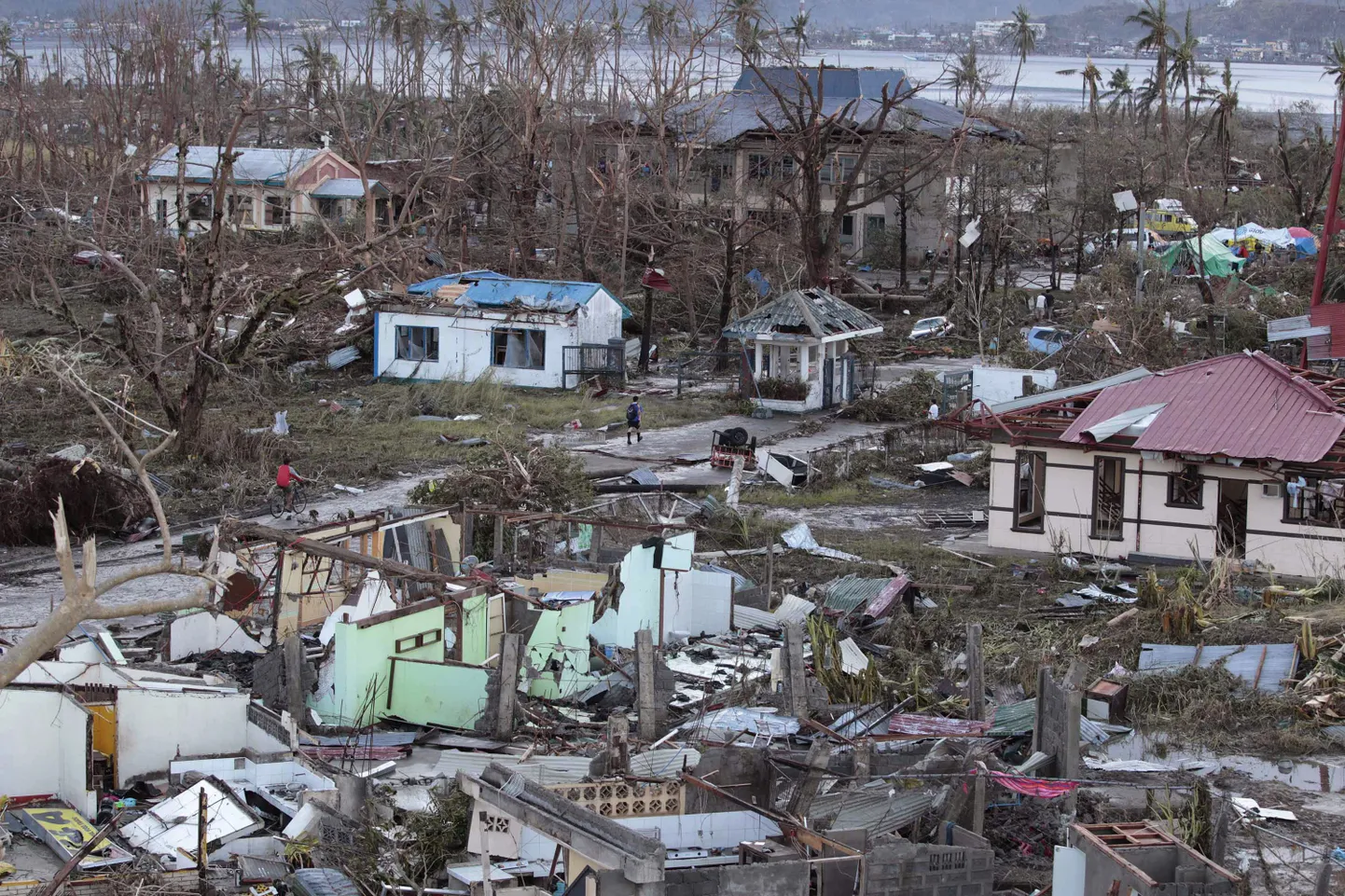 Tacloban pärast taifuuni.