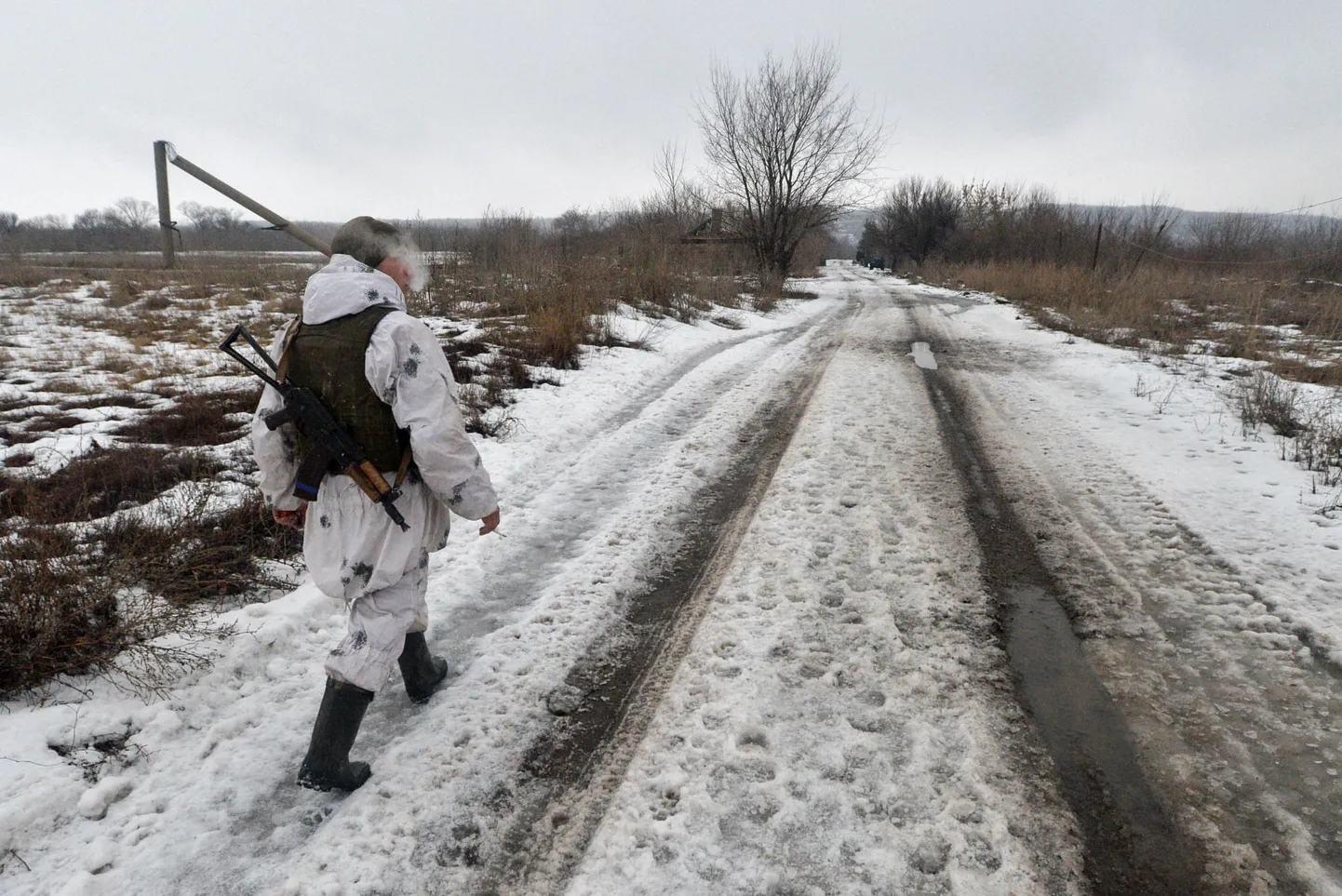 Ukraina jõud piiril eile, 4. veebruaril.