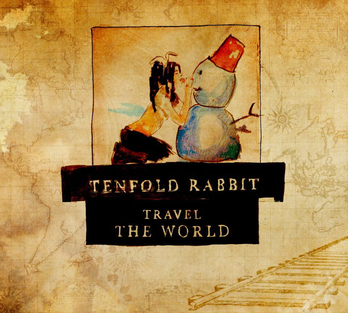 Ansambli esikalbumi «Travel the World» plaadiümbris.