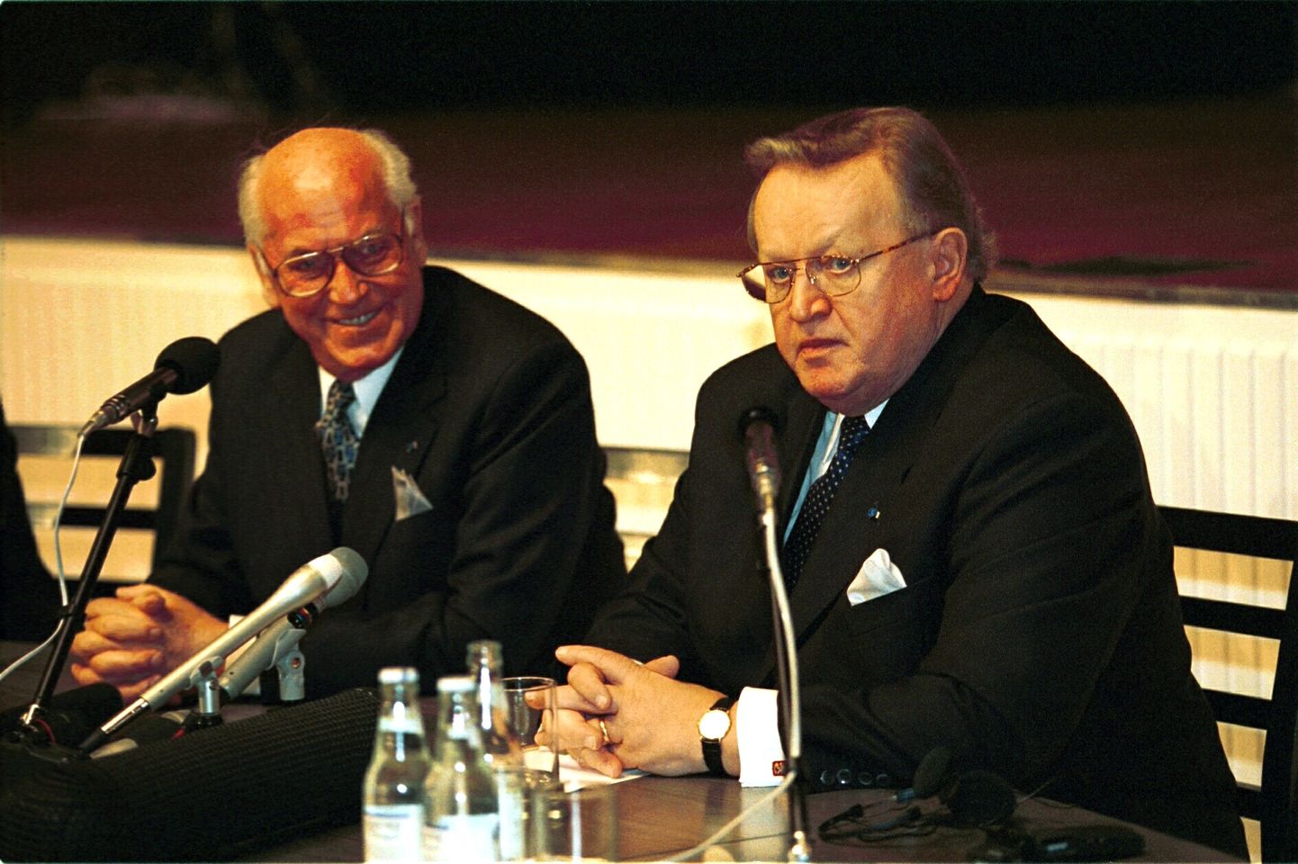 Lennart Meri ja Martti Ahtisaari Tallinnas
