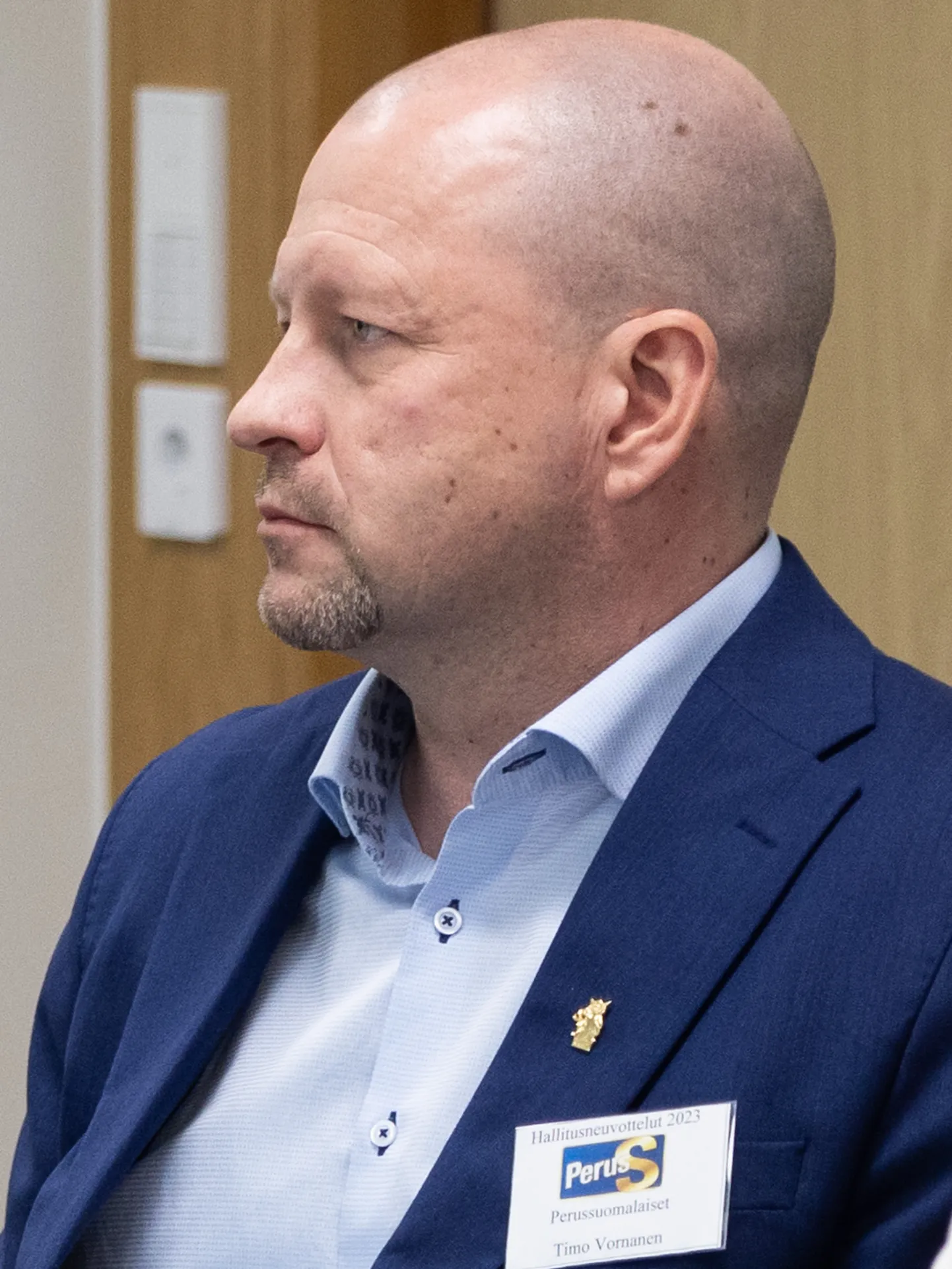 Põlissoomlaste poliitik Timo Vornanen mullu valitsuskõneluste ajal.