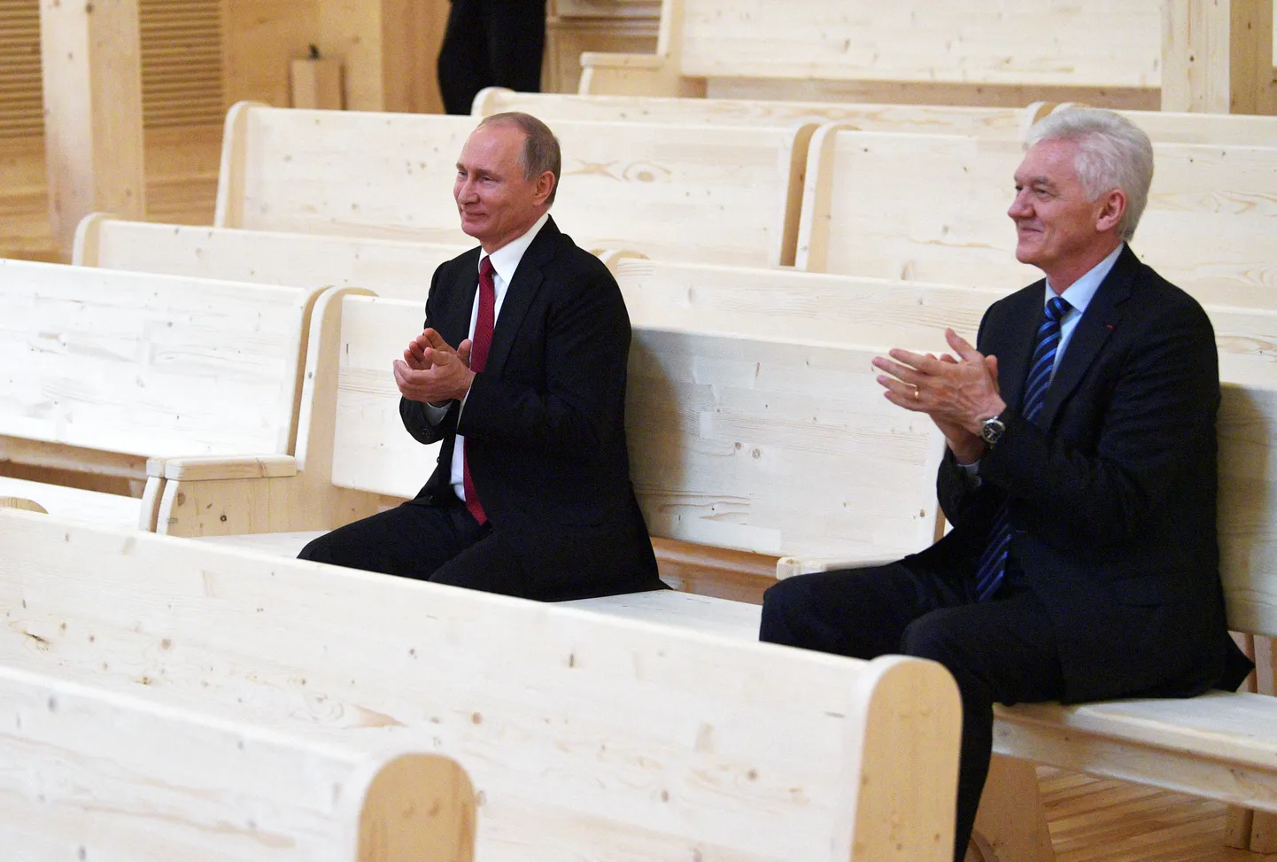 Владимир Путин и Геннадий Тимченко.