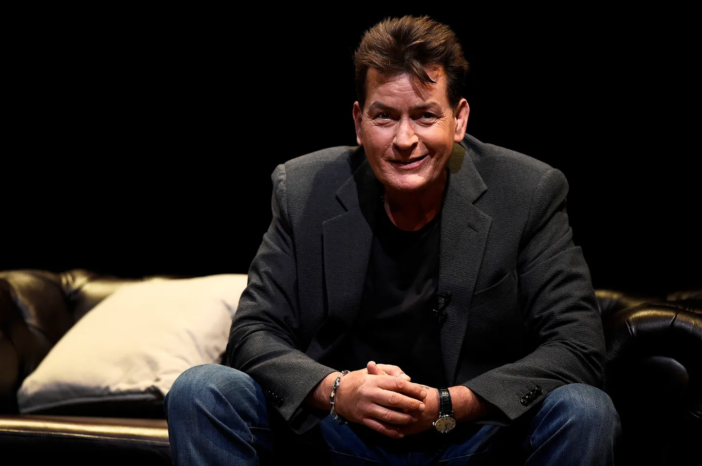 Näitleja Charlie Sheen Londonis 2018.