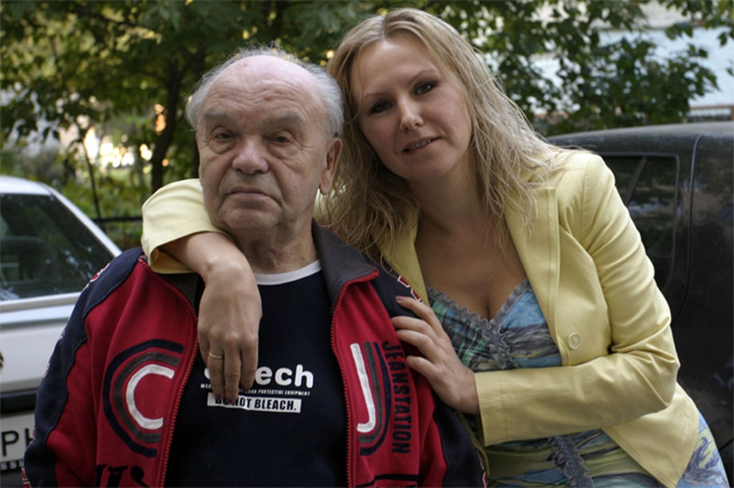 Владимир Шаинский с женой.