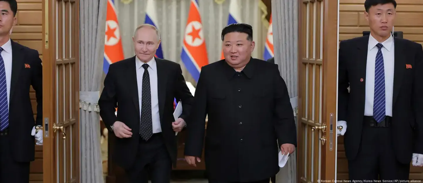 Владимир Путин и Ким Чен Ын.