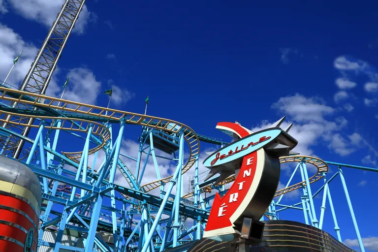 Аттракцион Jetline в Грена Лунд.