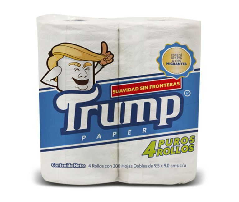 Donald Trumpile viitav Mehhiko WC-paber