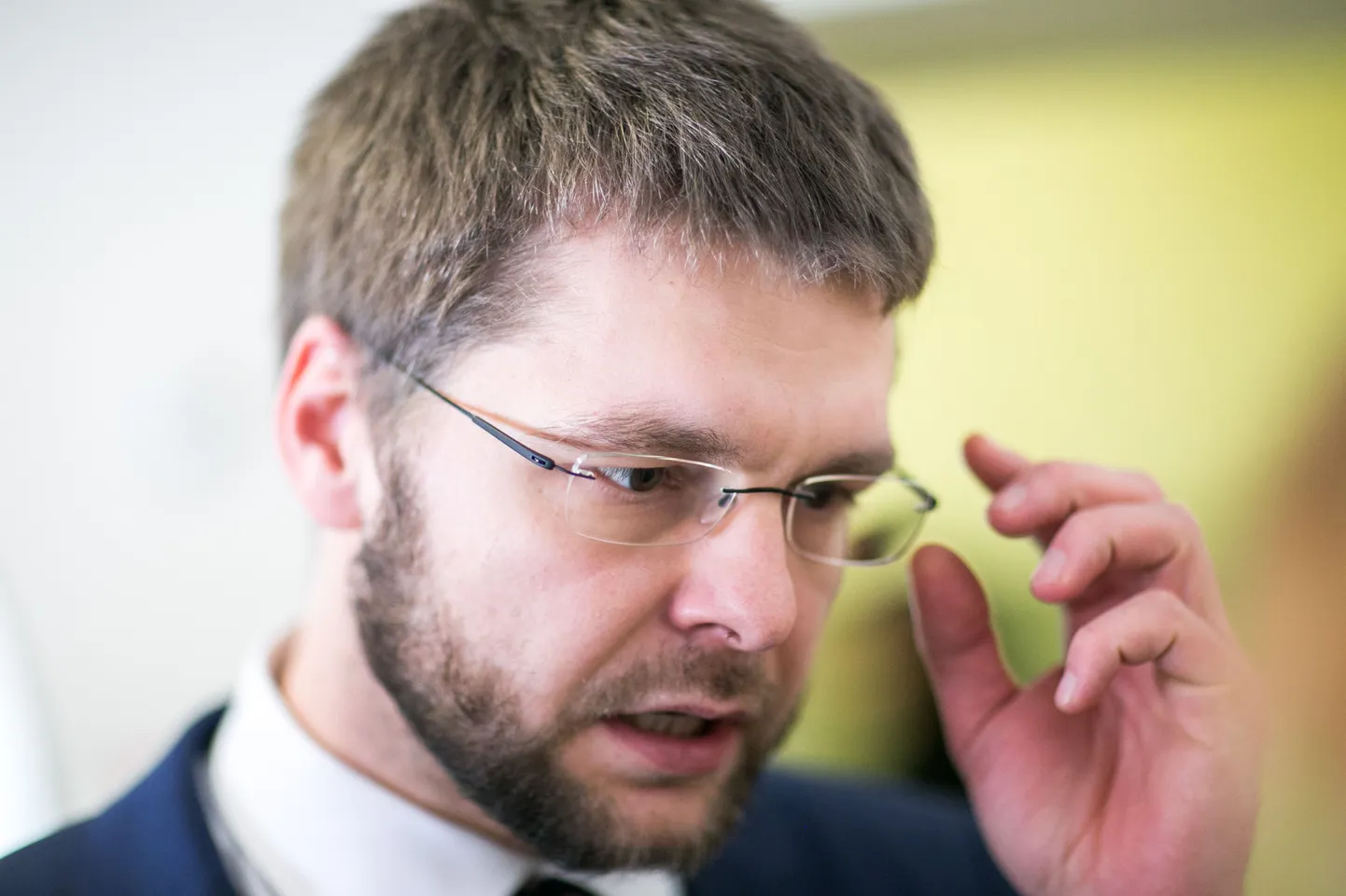 Eesti tervise- ja tööminister Jevgeni Ossinovski Järvamaa haiglas