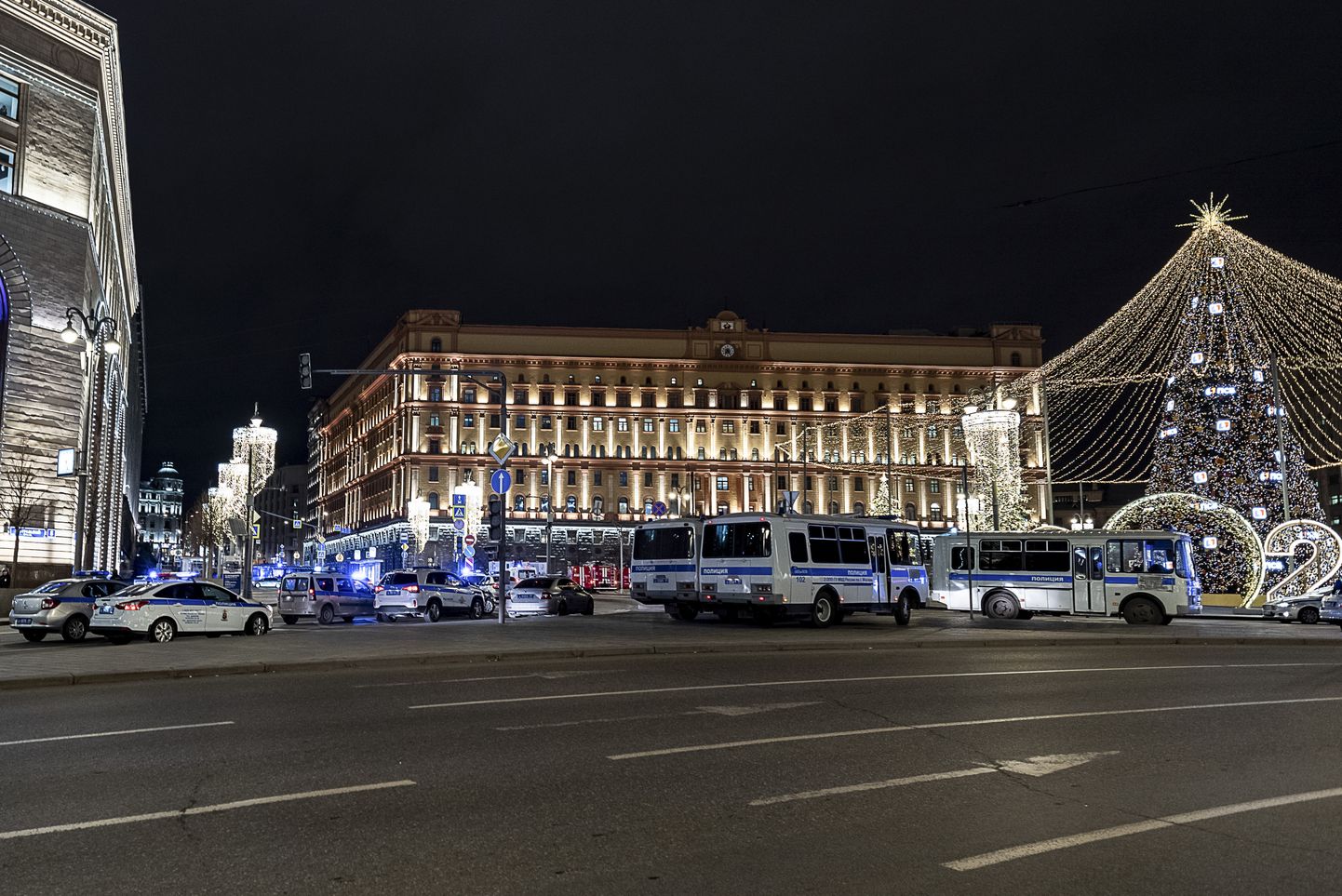 Место происшествия в Москве.