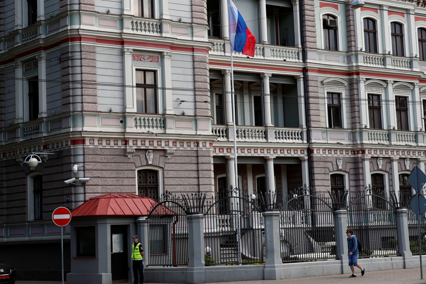 Venemaa suursaatkond Läti pealinnas Riias.
