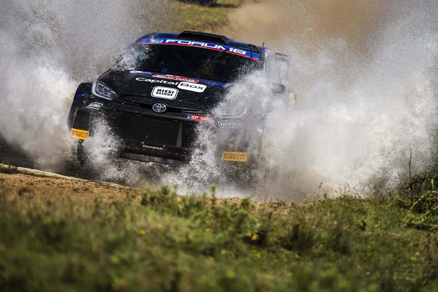 Sami Pajari võitis Sardiinia MM-rallil Toyota Yaris Rally2-autoga.