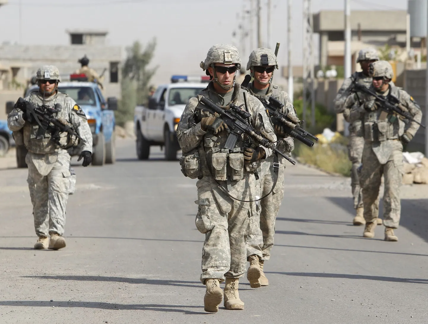 Военный патруль в Ираке. Иллюстративное фото