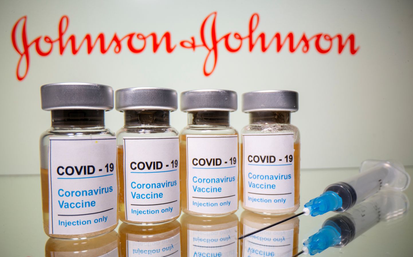Johnson & Johnson vaktsiini illustratsioon.