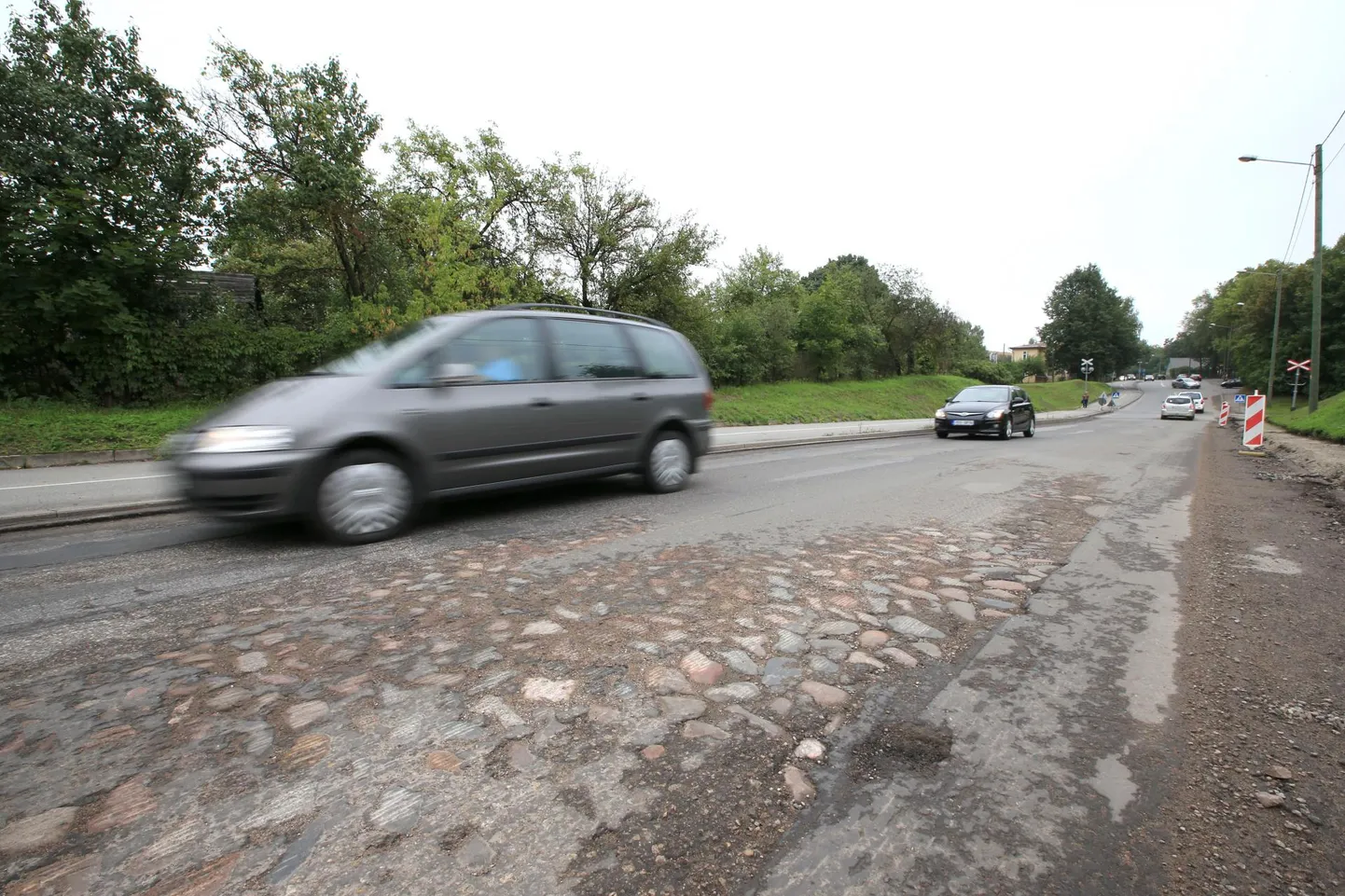 Munakivisillutis Võru tänaval.