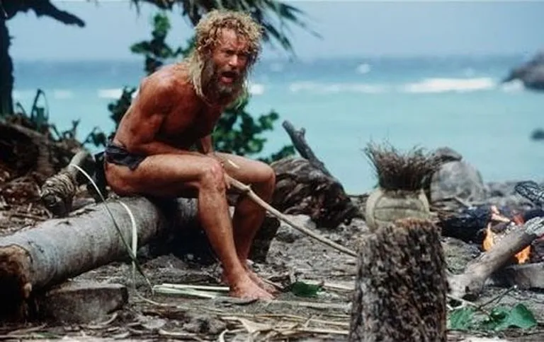 Tom Hanks filmis «Cast Away»