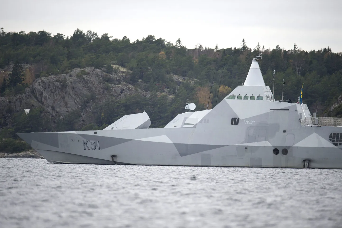 Rootsi mereväe korvett HMS Visby oli üks Stockholmi saarestikus toimunud otsingutel osalenud laevadest.