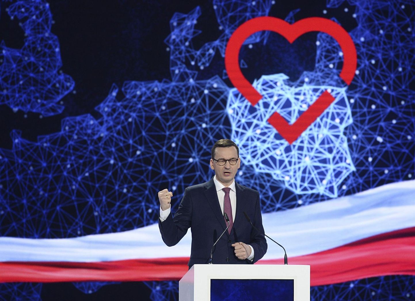 Poola peaminister Mateusz Morawiecki nimetas oma riiki Euroopa tuksuvaks südameks.