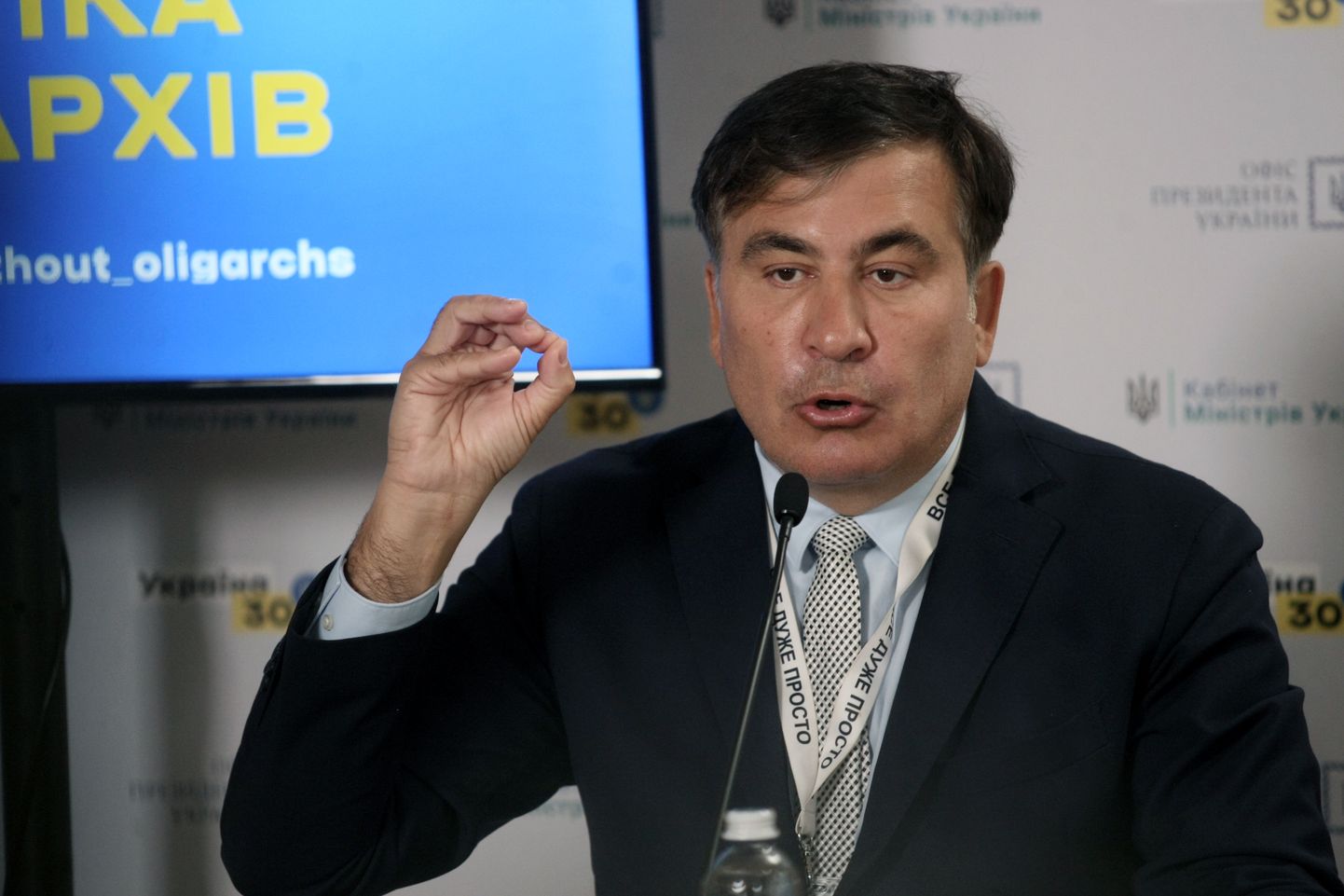 Mihheil Saakašvili Ukrainas Kiievis 15. juuni 2021.