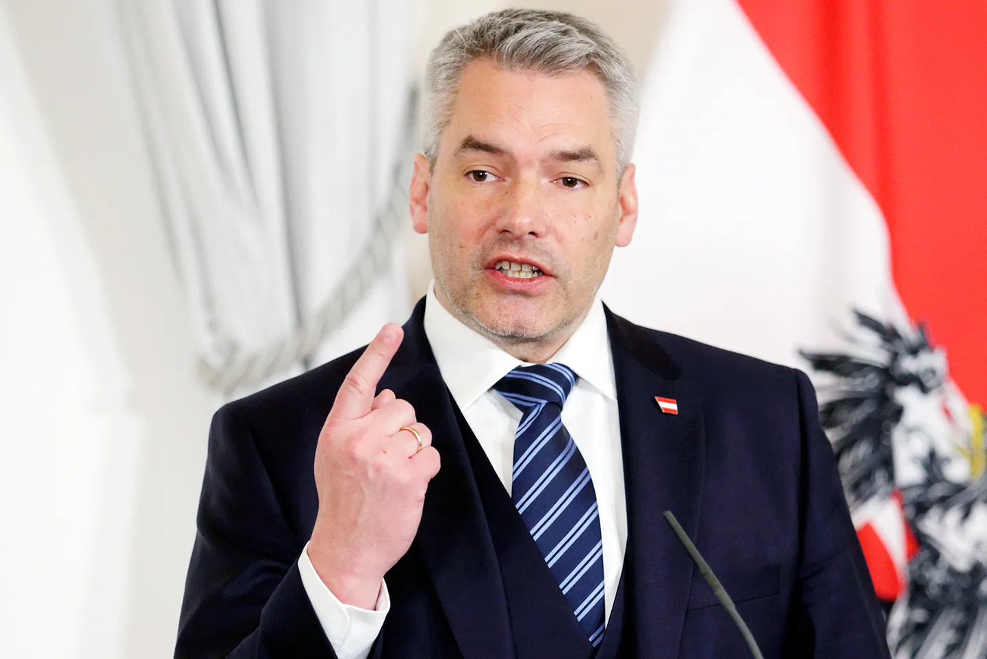 Austrijas kanclers Karls Nēhamers
