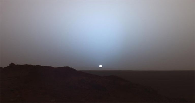 Saulriets uz Marsa 