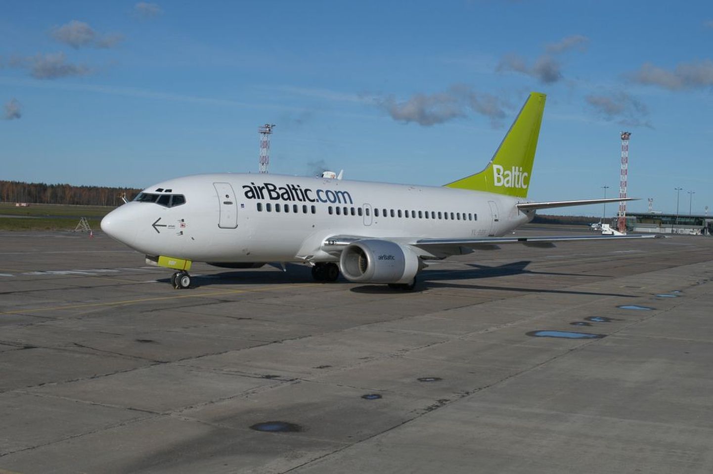 AirBalticu Boeing 737-500.