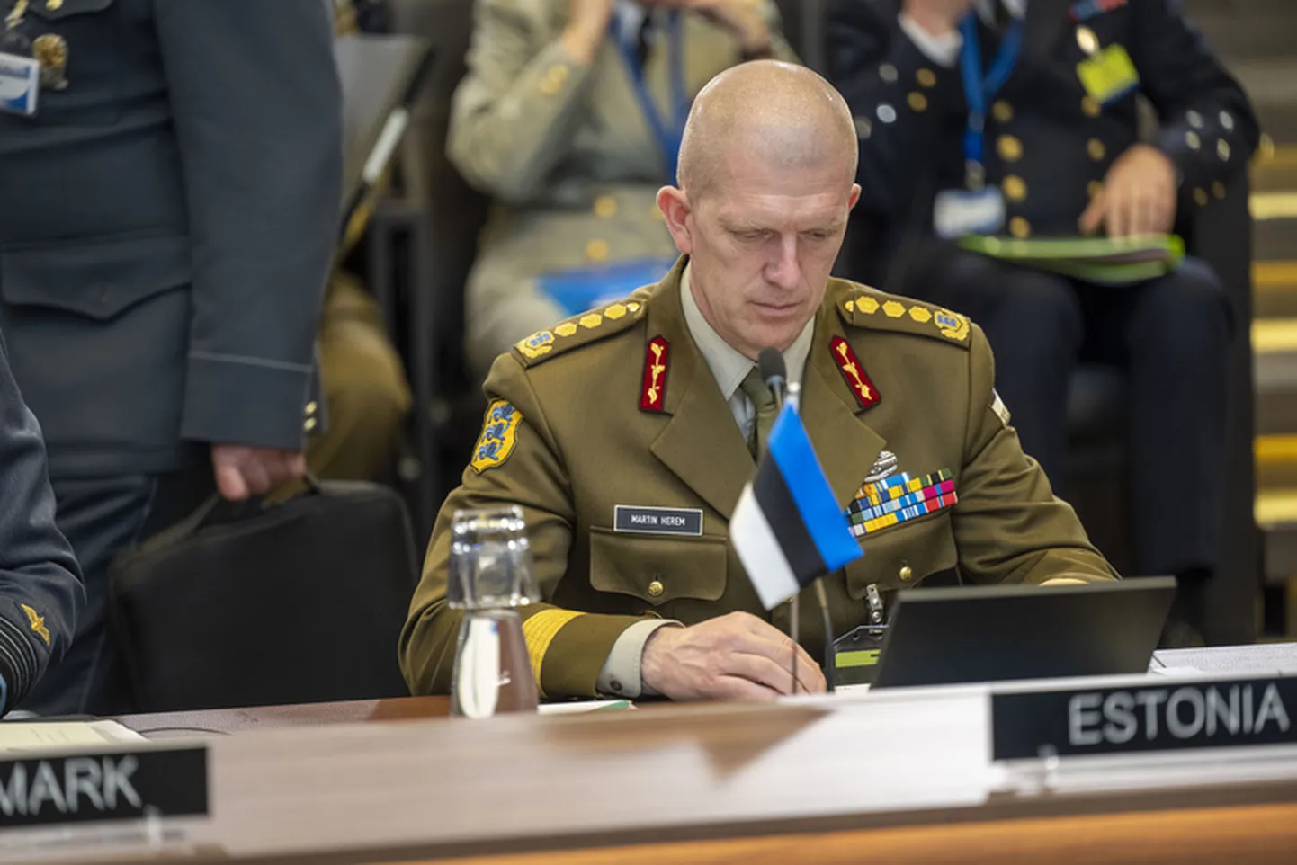 Kaitseväe juhataja kindralleitnant Martin Herem Brüsselis.