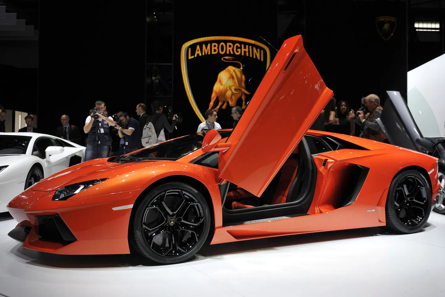 Lamborghini Aventador LP 700-4  Genfi autonäitusel.