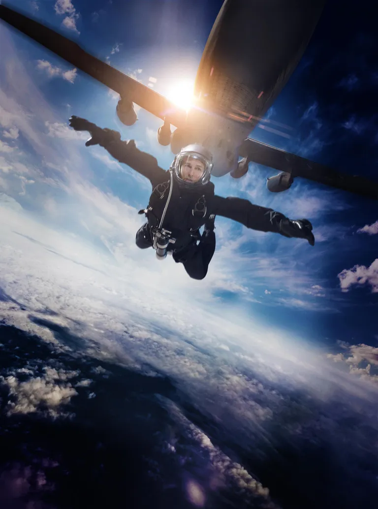 Kaader filmist «Mission: Impossible – Fallout» (2018). Pildil Tom Cruise agent Ethan Huntina