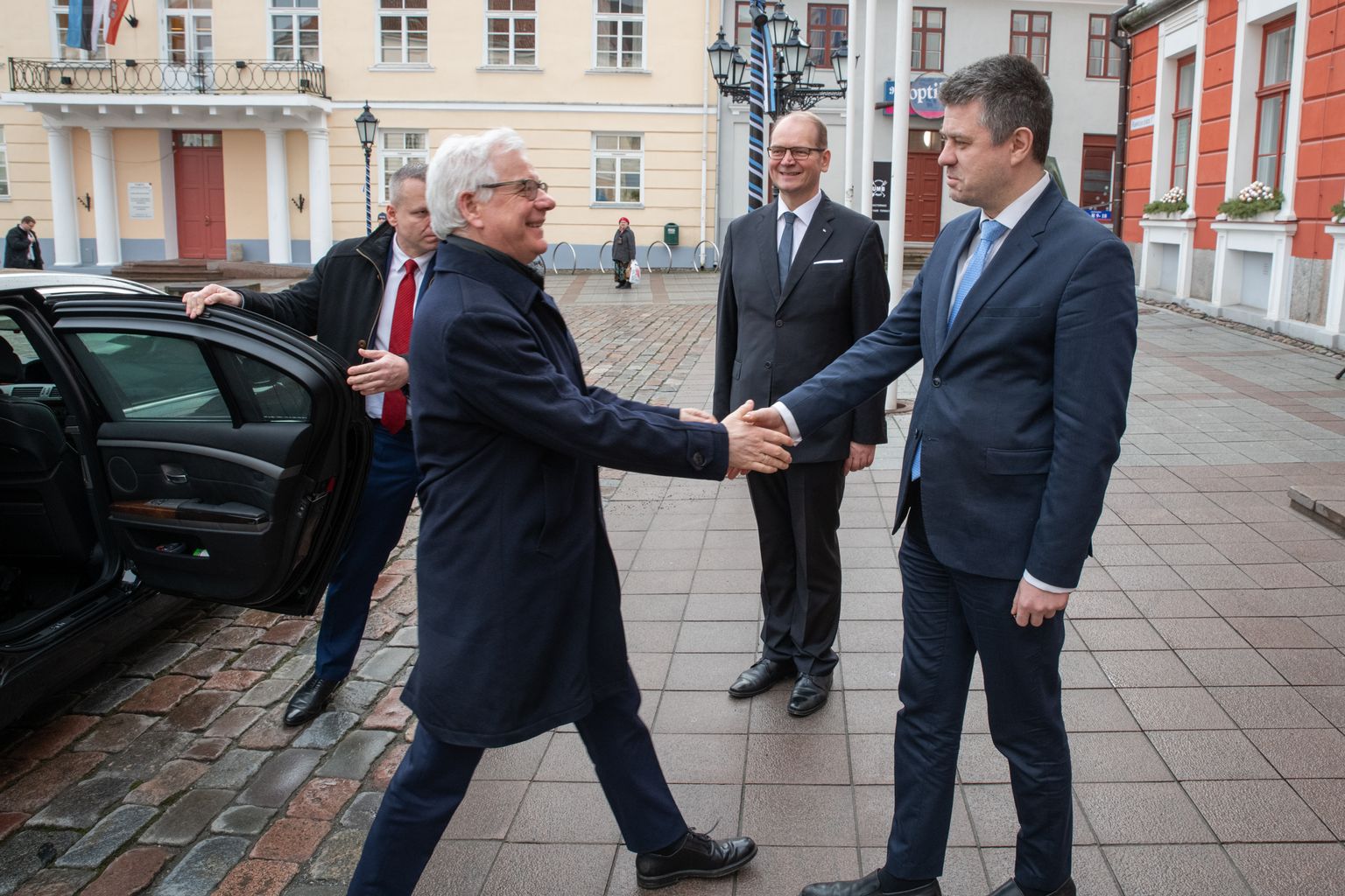 Eesti ja Poola välisministri kohtumine.