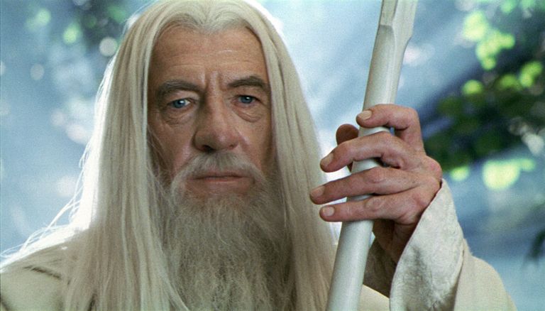 Ian McKellen (Gandalf).