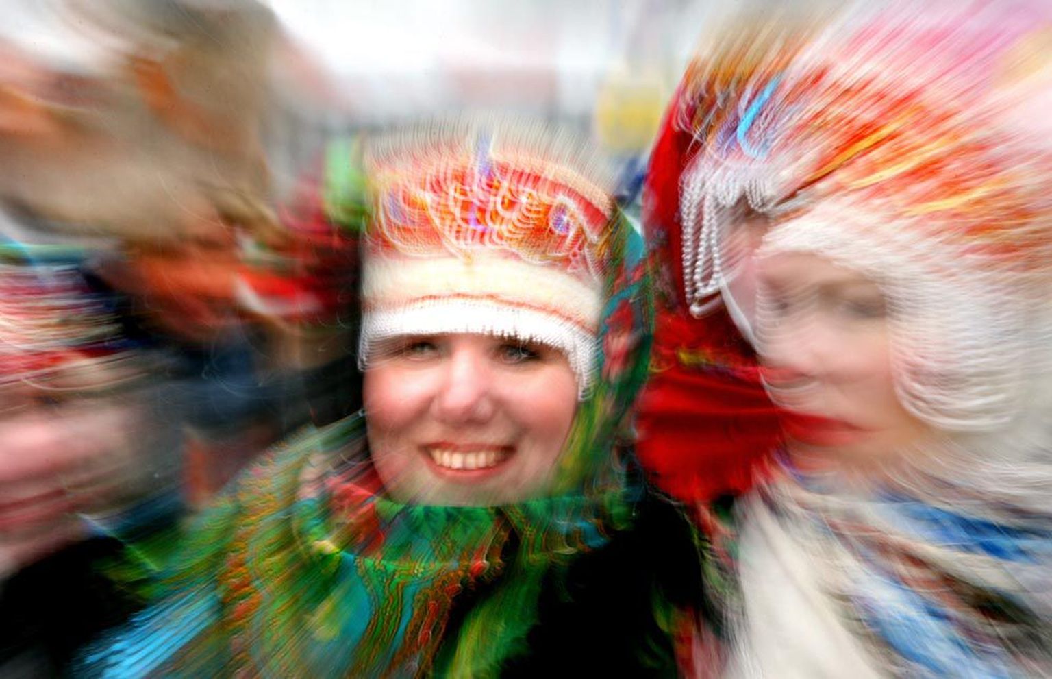 Naised maslenitsa karnevalil..