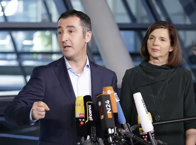 Roheliste liidrid Cem Özdemir ja Katrin Göring-Eckardt.