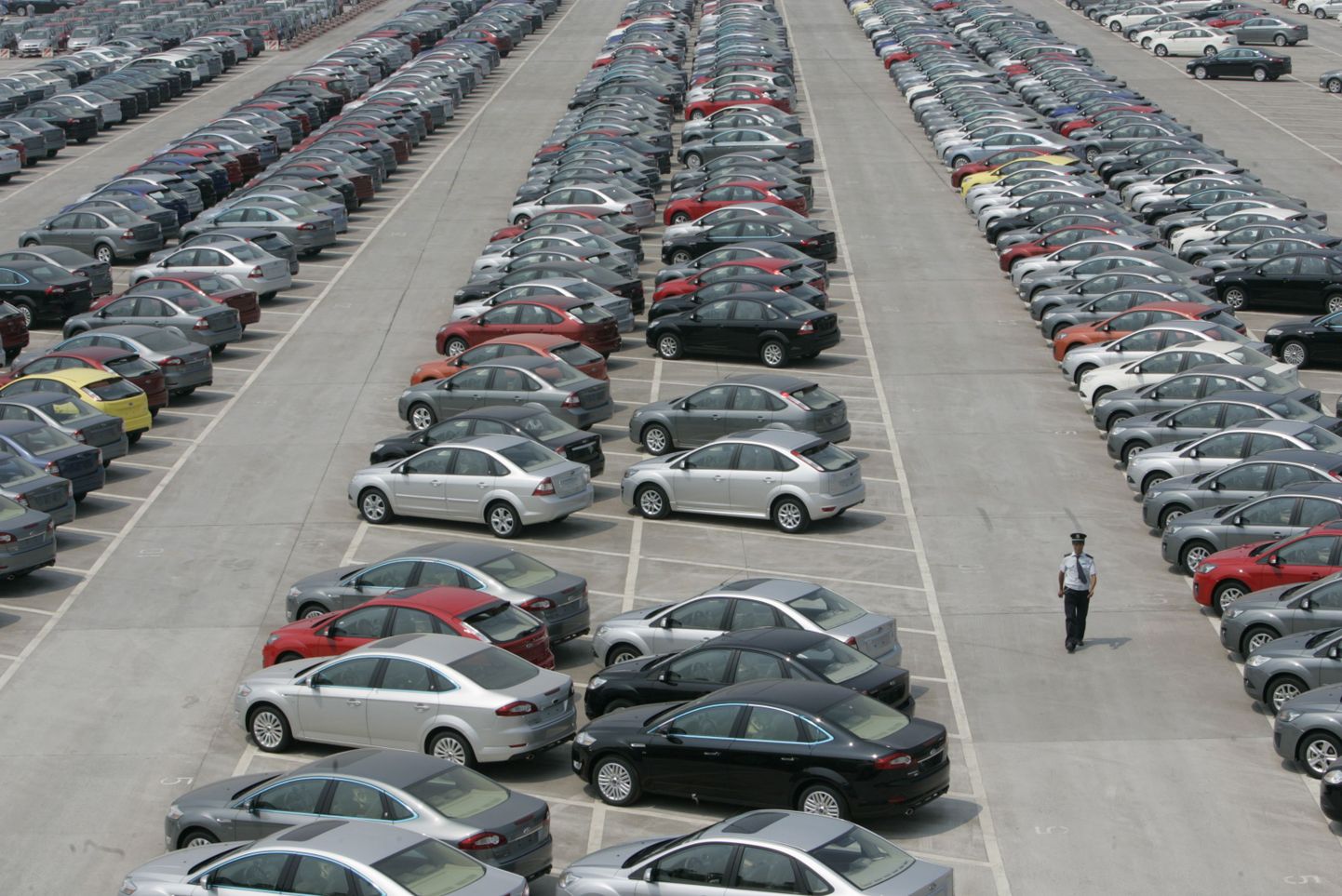 Autod Fordi Changani tehase parklas Hiinas.