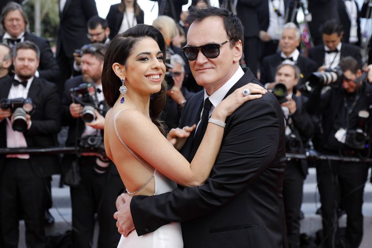 Quentin Tarantino ja Daniella Pick «Ükskord Hollywoodis» esilinastusel Cannes'i filmifestivalil mais 2019.