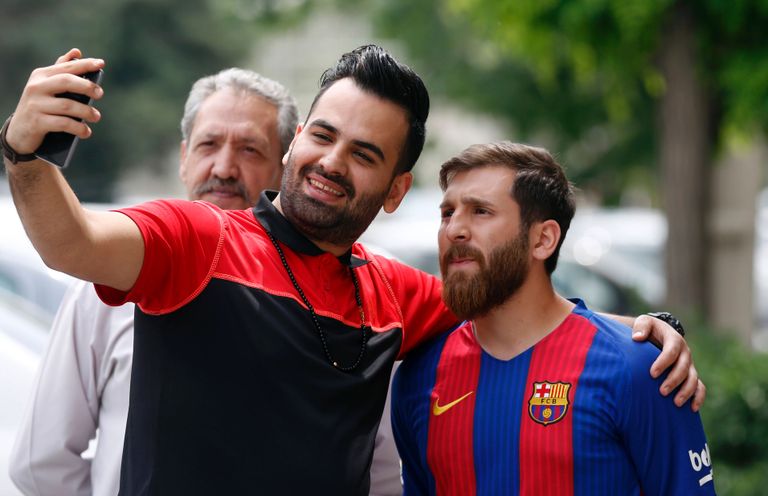 Vale-Messi, iraanlane Reza Parastesh