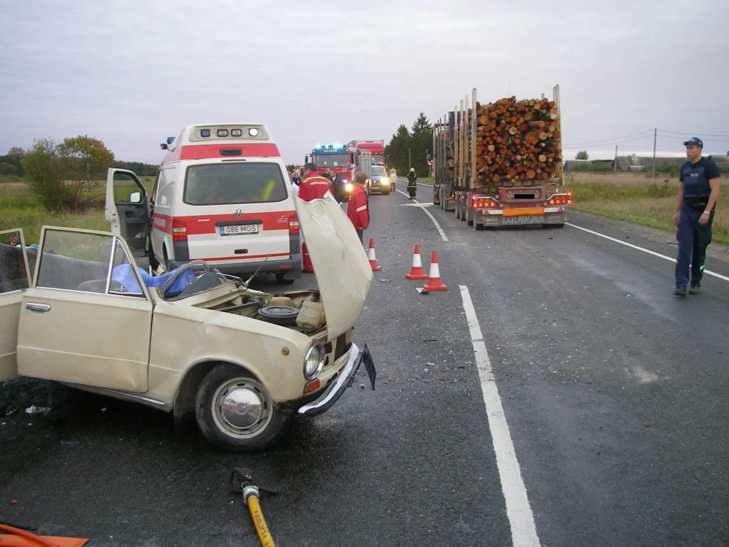 Ida-Virumaal juhtunud liiklusõnnetus.