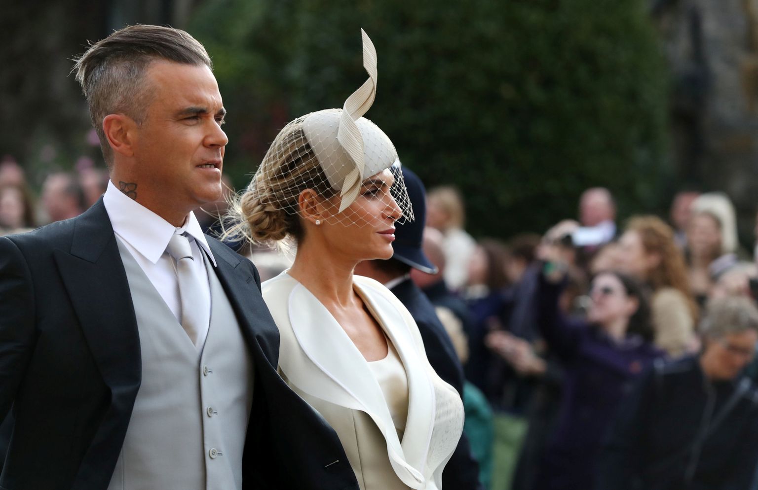 Robbie Williams abikaasa Ayda Fieldiga, 2018. aastal.