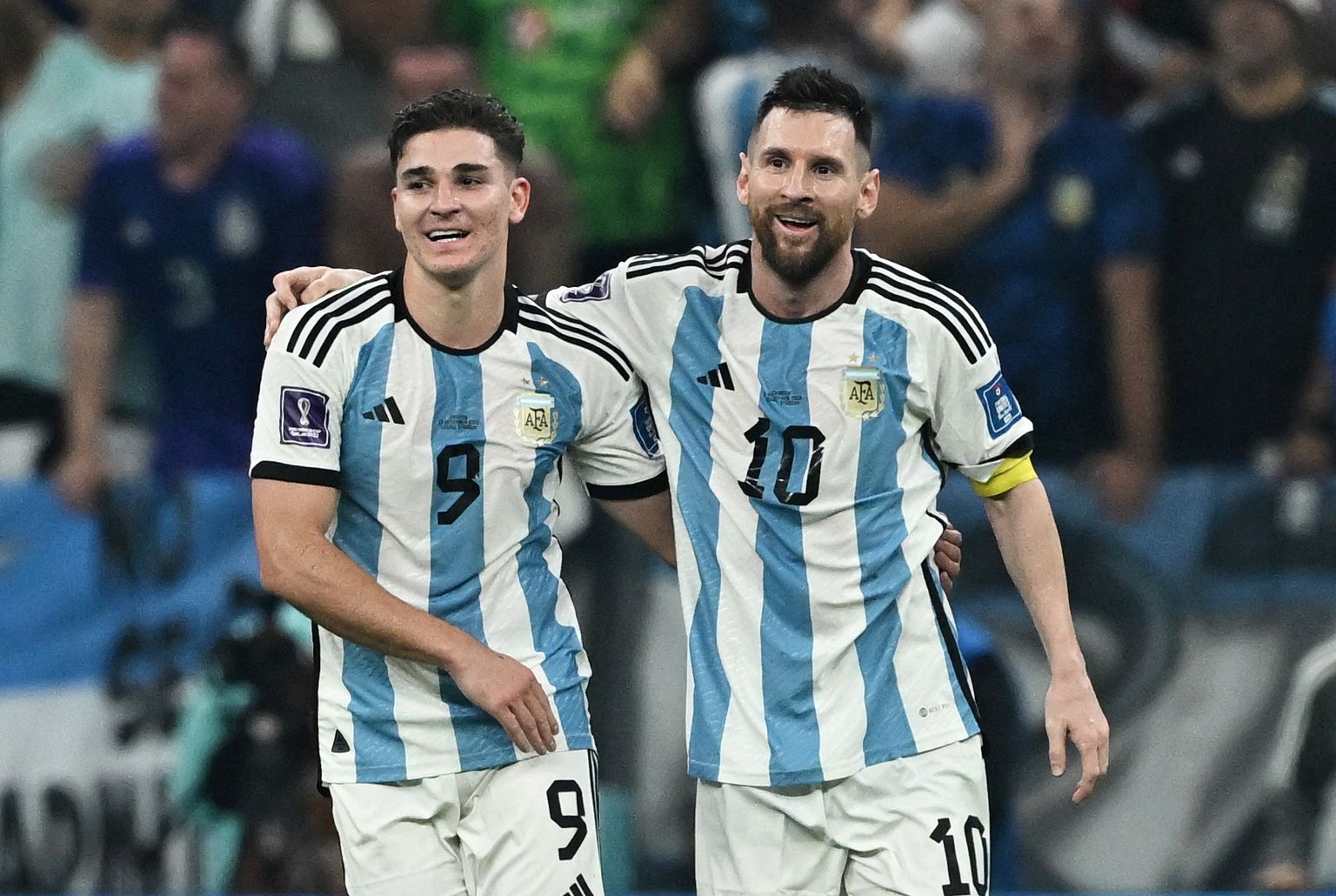 Argentina vedasid finaali Lionel Messi ja Julian Alvarez, kes lõid kahekesi kolm palli Horvaatia väravasse.