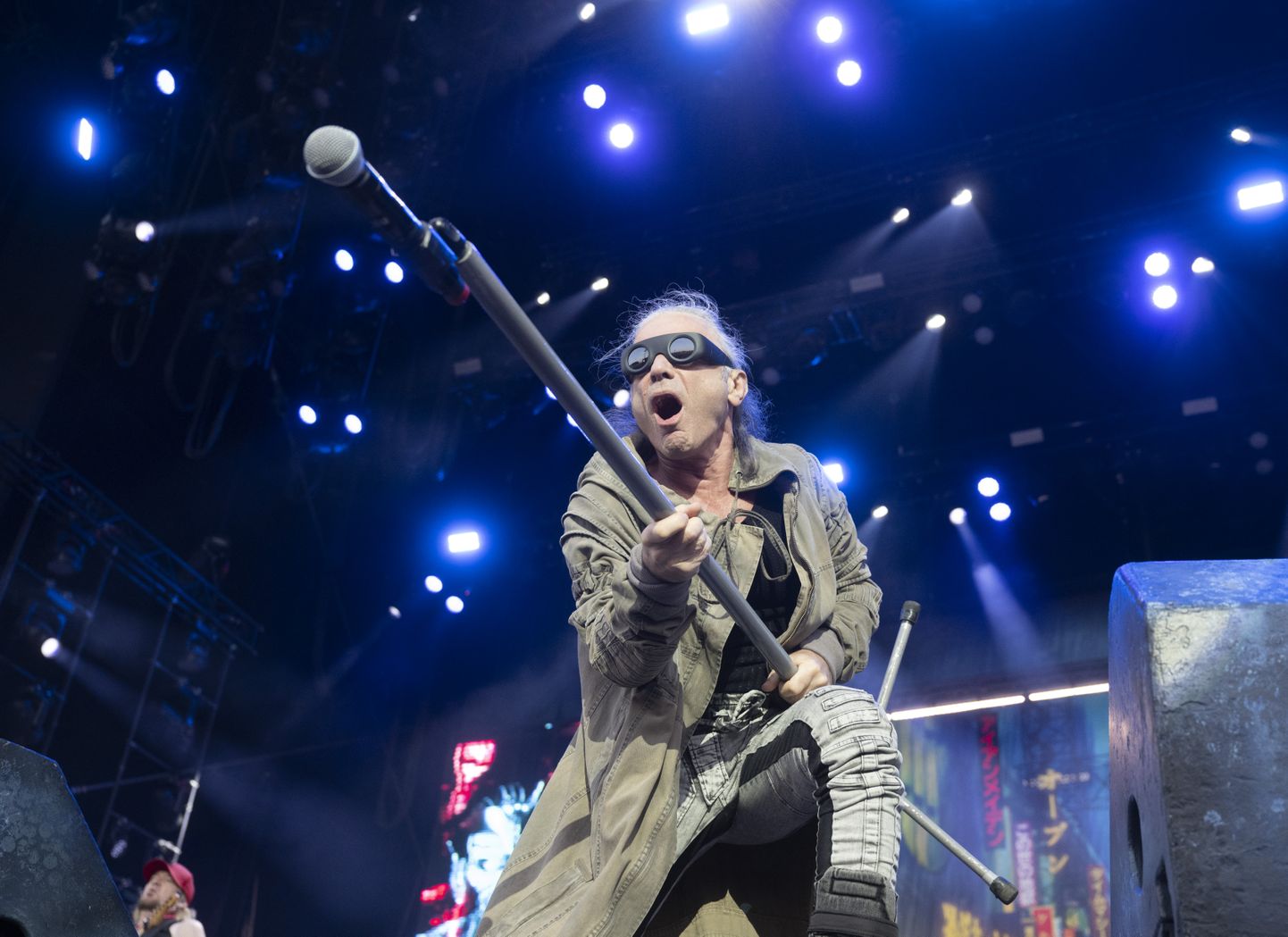 Bruce Dickinson esinemas Iron Maideniga tänavusel Rootsi rokifestivalil.