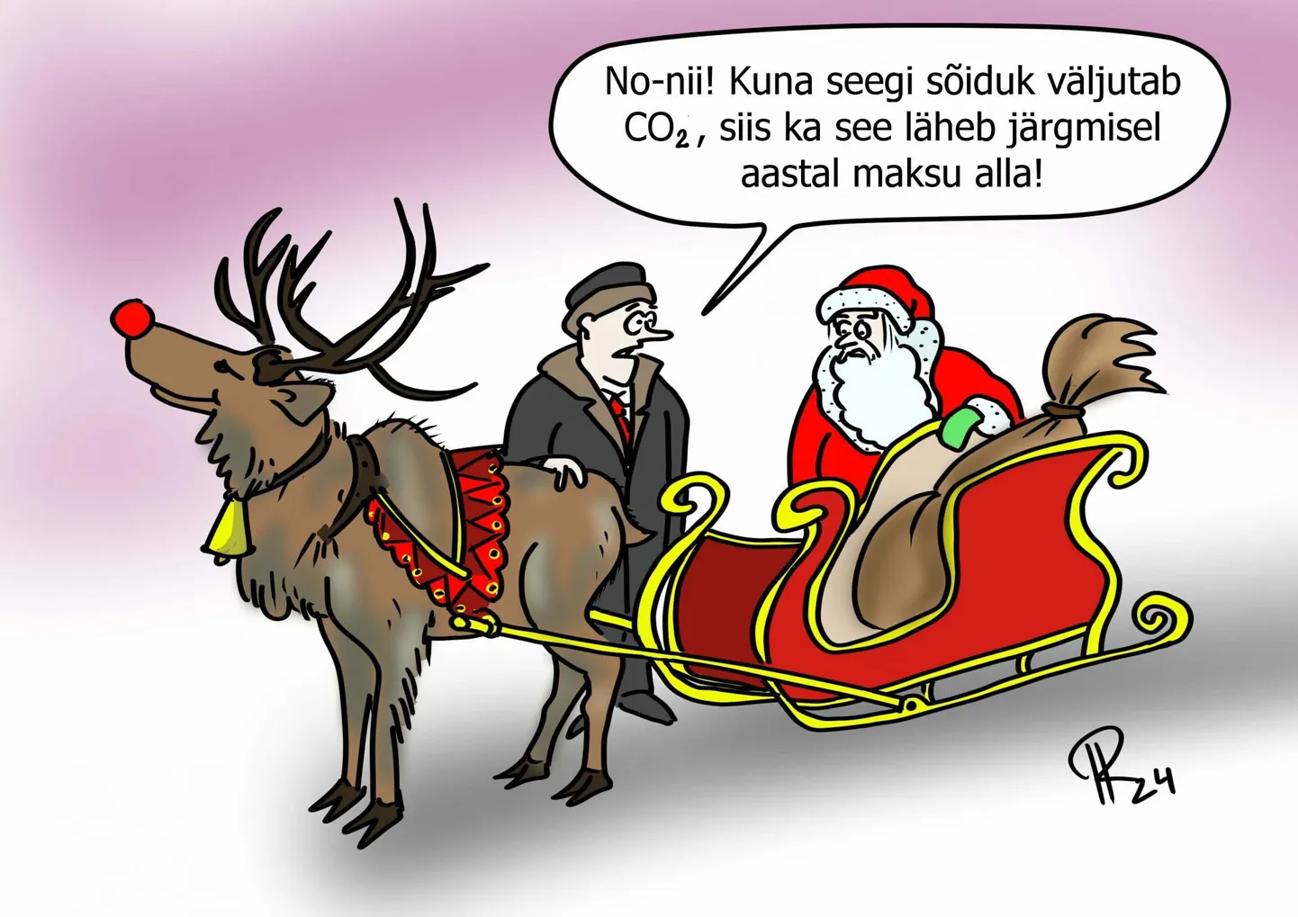 Nädala karikatuur "Maksutõusud tabavad kõiki".